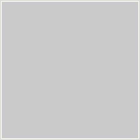 CAC9C9 Hex Color Image (GRAY, GREY, SILVER)