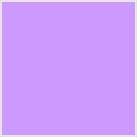 CC99FF Hex Color Image (MAUVE, VIOLET BLUE)