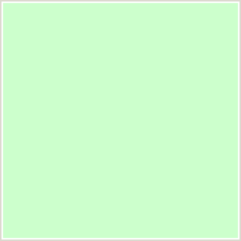 CCFFCC Hex Color Image (GREEN, SNOWY MINT)