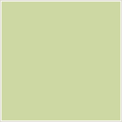 CDD8A3 Hex Color Image (GREEN YELLOW, WINTER HAZEL)