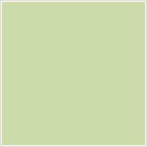 CDDBAB Hex Color Image (GREEN YELLOW, SPROUT)