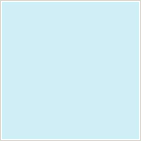 CEEFF5 Hex Color Image (BABY BLUE, LIGHT BLUE, MINT TULIP)