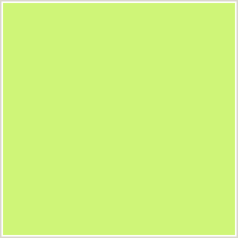 CFF578 Hex Color Image (GREEN YELLOW, SULU)