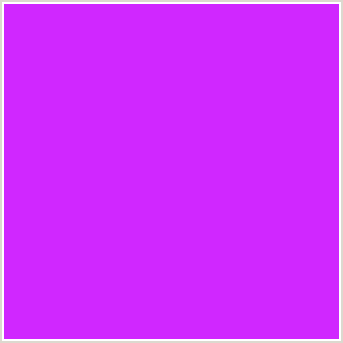 D027FF Hex Color Image (ELECTRIC VIOLET, PURPLE, VIOLET)