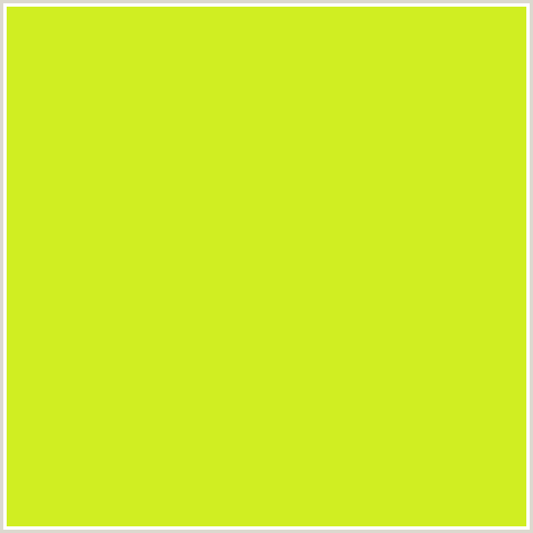 D0EE22 Hex Color Image (LAS PALMAS, YELLOW GREEN)