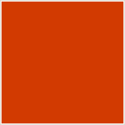 D23A01 Hex Color Image (GRENADIER, RED ORANGE)