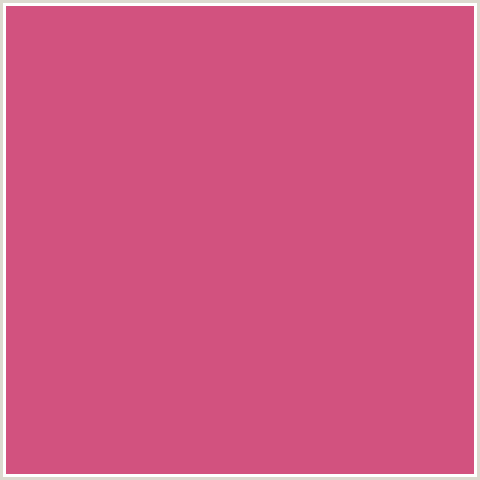 D2527F Hex Color Image (CRANBERRY, RED)