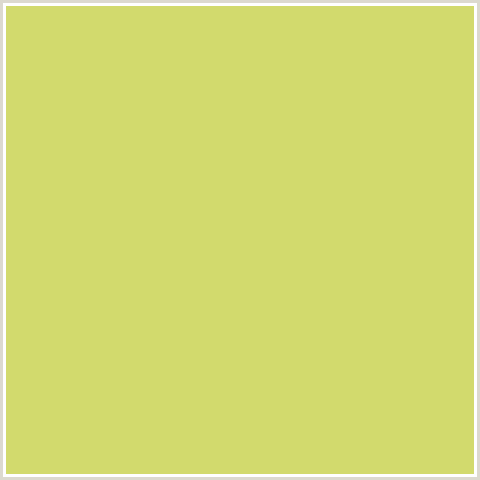 D2DA6D Hex Color Image (CHENIN, YELLOW GREEN)