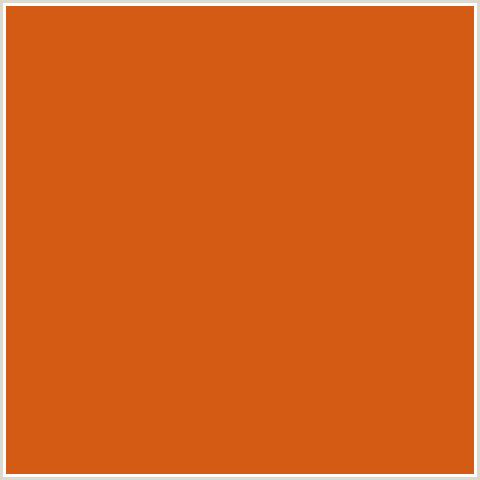 D45B14 Hex Color Image (ORANGE RED, ORANGE ROUGHY)