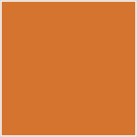 D4742F Hex Color Image (BRANDY PUNCH, ORANGE RED)