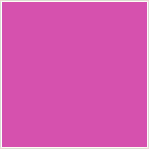 D651AE Hex Color Image (DEEP PINK, FUCHSIA, FUSCHIA, HOPBUSH, HOT PINK, MAGENTA)