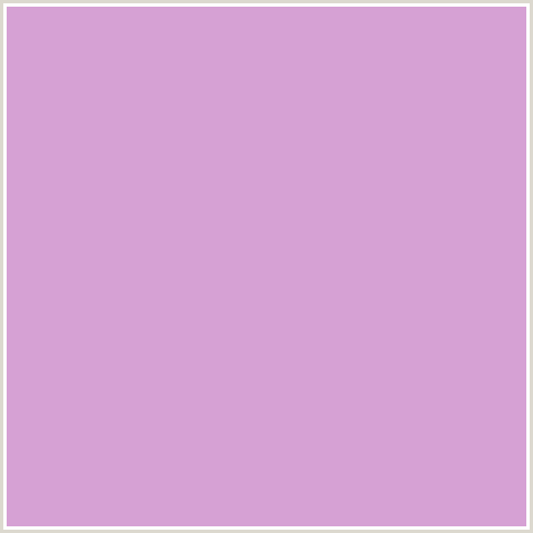 D6A1D4 Hex Color Image (DEEP PINK, FUCHSIA, FUSCHIA, HOT PINK, LILAC, MAGENTA)