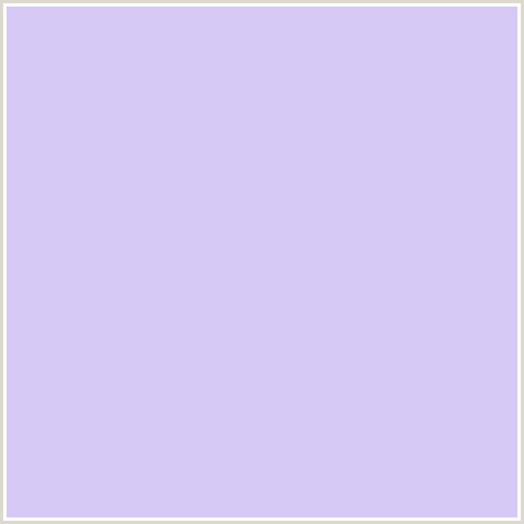 D6C9F5 Hex Color Image (BLUE VIOLET, MOON RAKER)