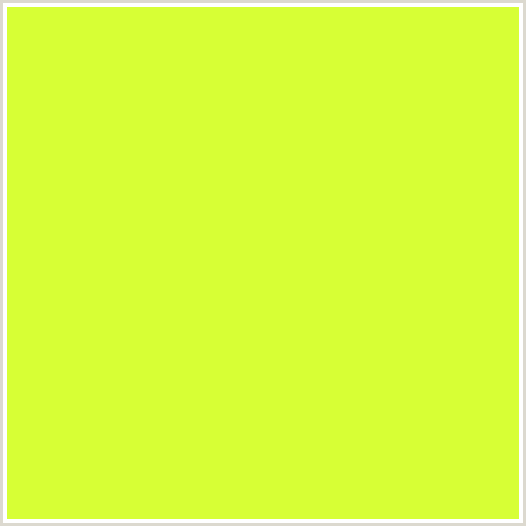 D7FF35 Hex Color Image (GOLDEN FIZZ, GREEN YELLOW)