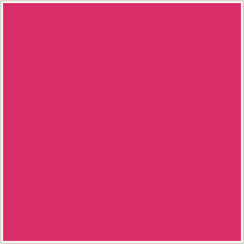 D82E69 Hex Color Image (CERISE RED, RED)