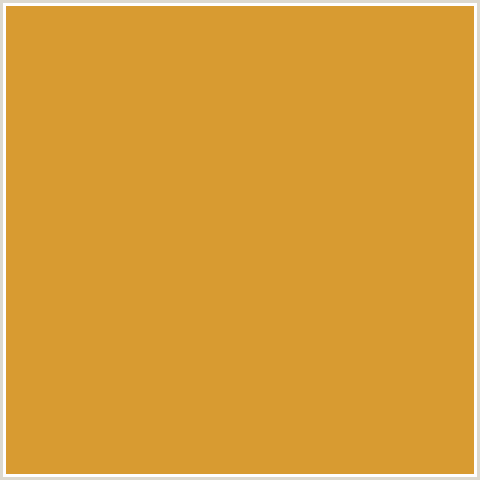 D89B31 Hex Color Image (HOKEY POKEY, ORANGE)