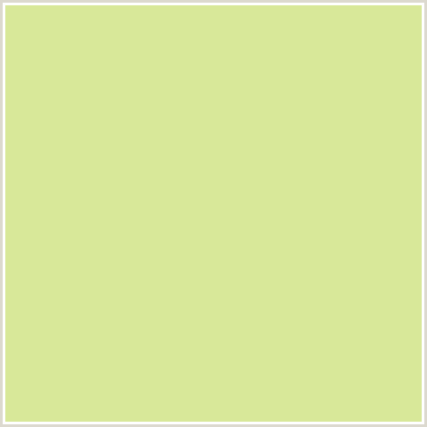 D8E899 Hex Color Image (GREEN YELLOW, PRIMROSE)