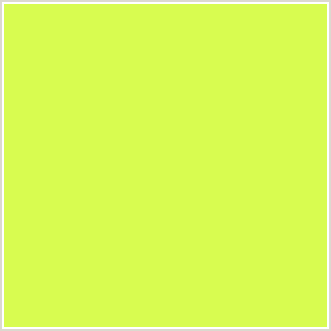 D8FC50 Hex Color Image (CANARY, GREEN YELLOW)