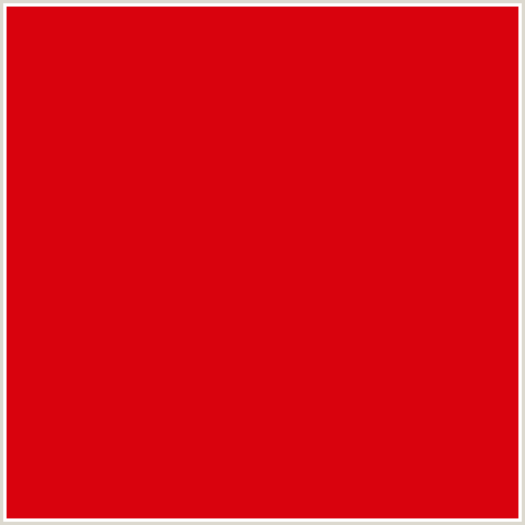 D9020D Hex Color Image (MONZA, RED)