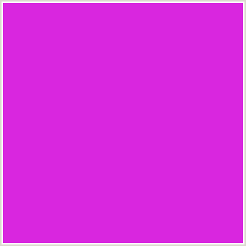 D926DF Hex Color Image (DEEP PINK, FUCHSIA, FUSCHIA, HOT PINK, LAVENDER, MAGENTA)