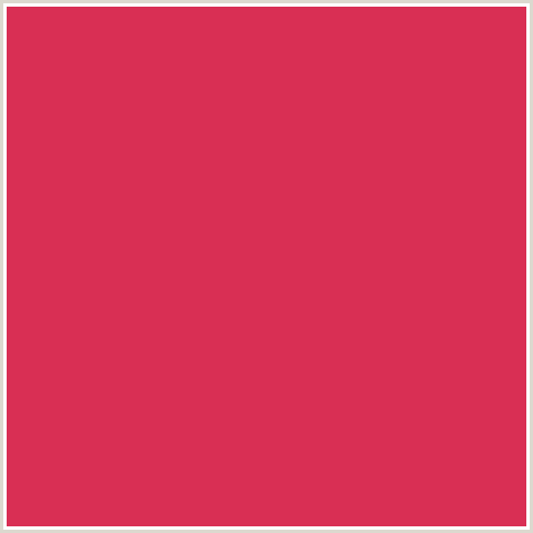 D92F54 Hex Color Image (CERISE RED, RED)