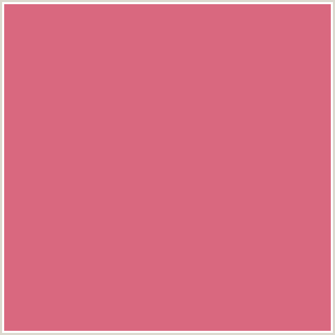 D9687F Hex Color Image (CRANBERRY, RED)