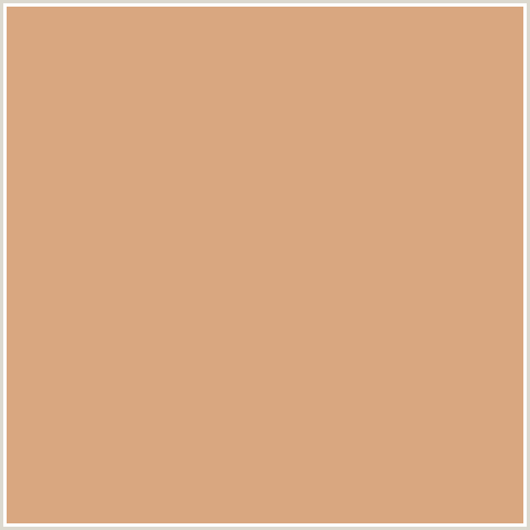 D9A780 Hex Color Image (ORANGE RED, TUMBLEWEED)