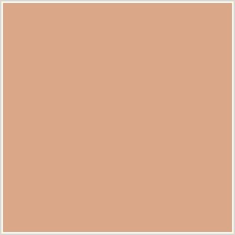 D9A888 Hex Color Image (ORANGE RED, TUMBLEWEED)