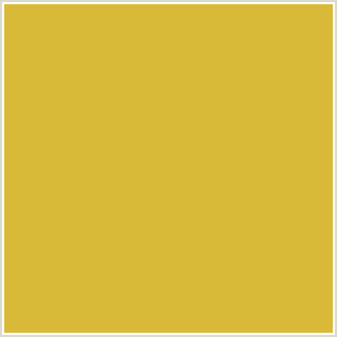 D9B938 Hex Color Image (ANZAC, ORANGE YELLOW)