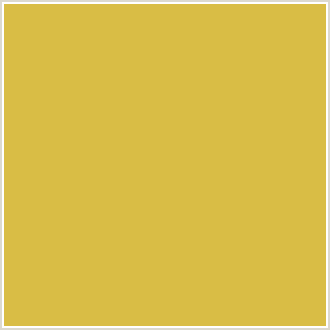 D9BD45 Hex Color Image (ANZAC, ORANGE YELLOW)