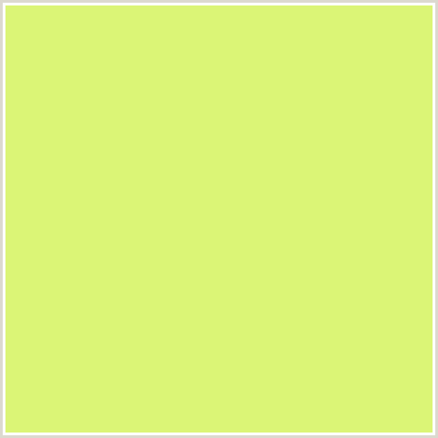 DBF576 Hex Color Image (GREEN YELLOW, MINDARO)