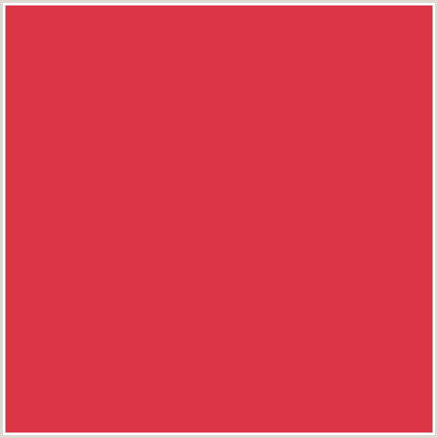 DC3545 Hex Color Image (PUNCH, RED)