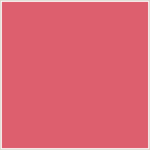 DD5F6E Hex Color Image (RED, ROMAN)
