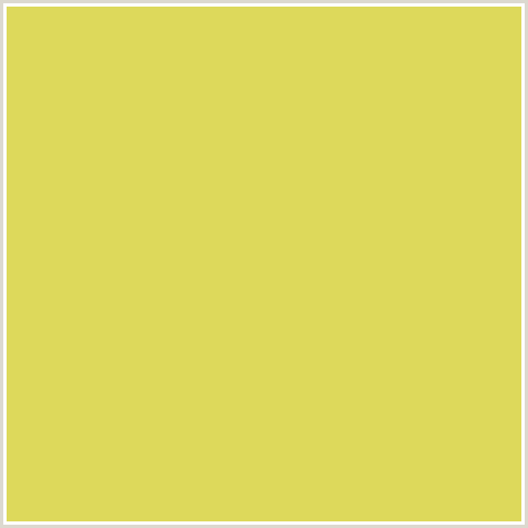DDD95B Hex Color Image (WATTLE, YELLOW)
