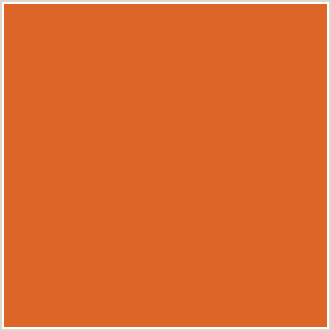 DE6528 Hex Color Image (HOT CINNAMON, ORANGE RED)