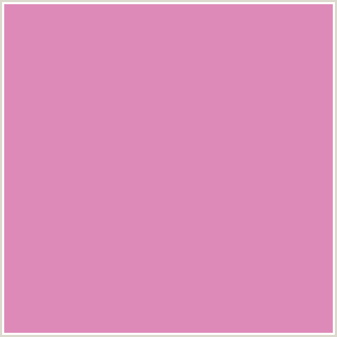 DE8AB8 Hex Color Image (DEEP PINK, FUCHSIA, FUSCHIA, HOT PINK, MAGENTA, SHOCKING)