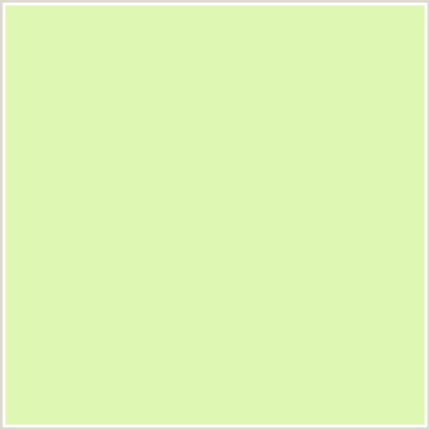 DEF7B2 Hex Color Image (GOSSIP, GREEN YELLOW)