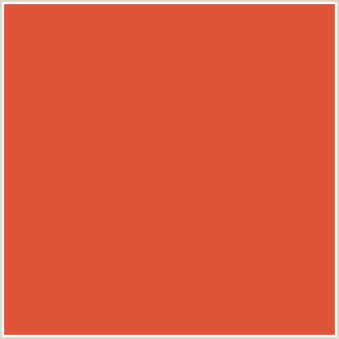 DF5339 Hex Color Image (FLAME PEA, RED)