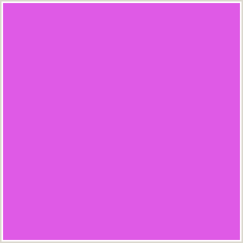 DF5AE6 Hex Color Image (DEEP PINK, FUCHSIA, FUSCHIA, HOT PINK, LAVENDER, MAGENTA)