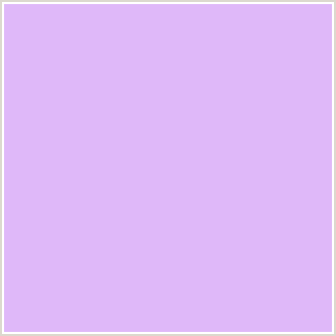 DFB8F9 Hex Color Image (PERFUME, VIOLET BLUE)