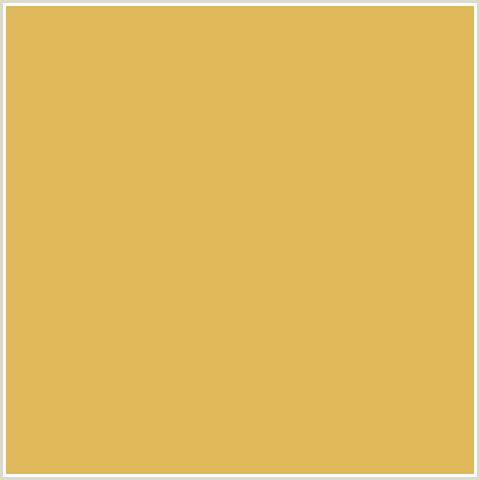 E0B85C Hex Color Image (EQUATOR, YELLOW ORANGE)