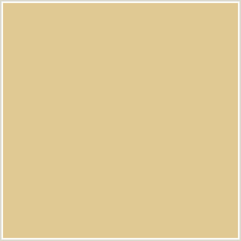 E0C992 Hex Color Image (CALICO, YELLOW ORANGE)