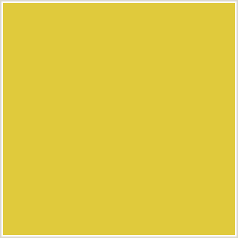 E0CA3C Hex Color Image (ANZAC, YELLOW)