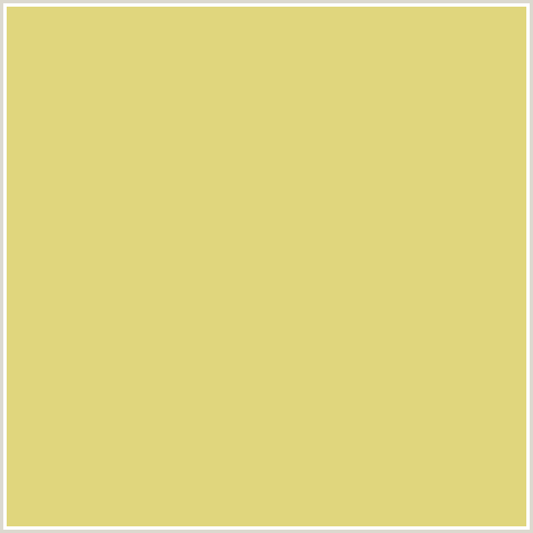 E0D67D Hex Color Image (CHENIN, YELLOW)