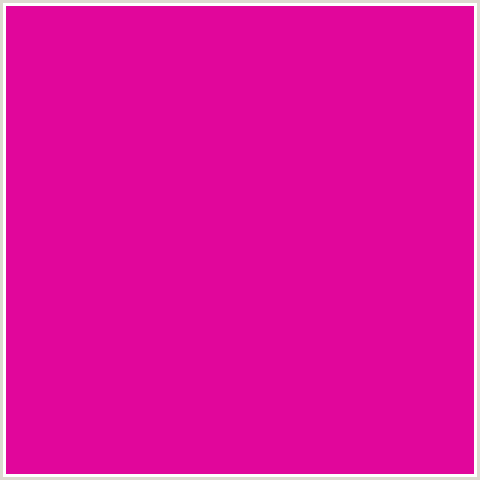 E1069B Hex Color Image (DEEP PINK, FUCHSIA, FUSCHIA, HOLLYWOOD CERISE, HOT PINK, MAGENTA)