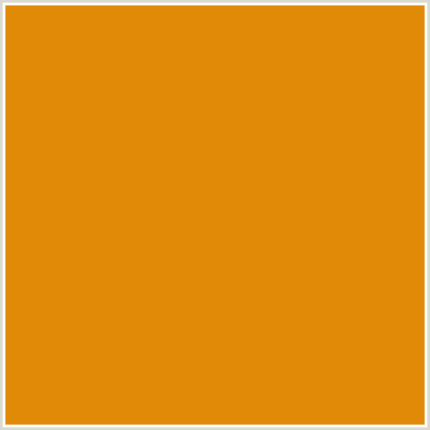 E18A07 Hex Color Image (ORANGE, TAHITI GOLD)