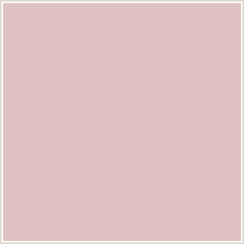 E1C2C2 Hex Color Image (PINK FLARE, RED)