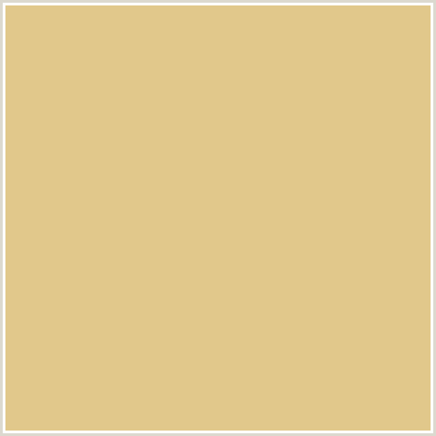 E1C88B Hex Color Image (CALICO, YELLOW ORANGE)