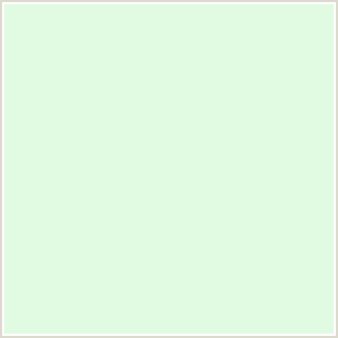 E1FBE3 Hex Color Image (FETA, GREEN)