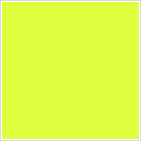 E1FD3F Hex Color Image (GOLDEN FIZZ, YELLOW GREEN)